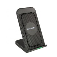 Fast Wireless Charger Stand with Built in Cooling Fan Switch and Qi Wireless Charging Stand for All Qi-Enabled Phones