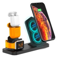 Best selling products 2020 in usa 10w 3 in 1 fast charge wireless charger with charging stand and cooling fan