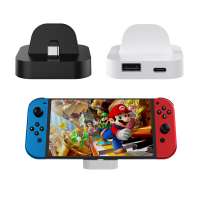 Factory Supply Product Mini Portable Game Host Charging Stand Station Type-C Port Charger For Switch